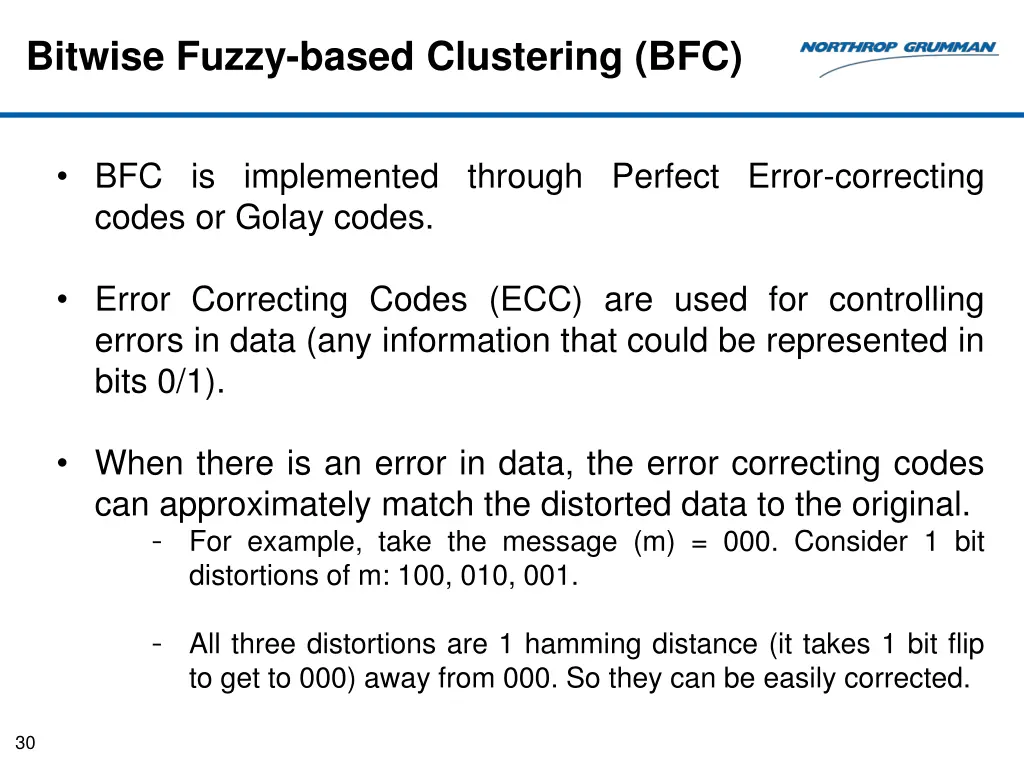 bitwise fuzzy based clustering bfc