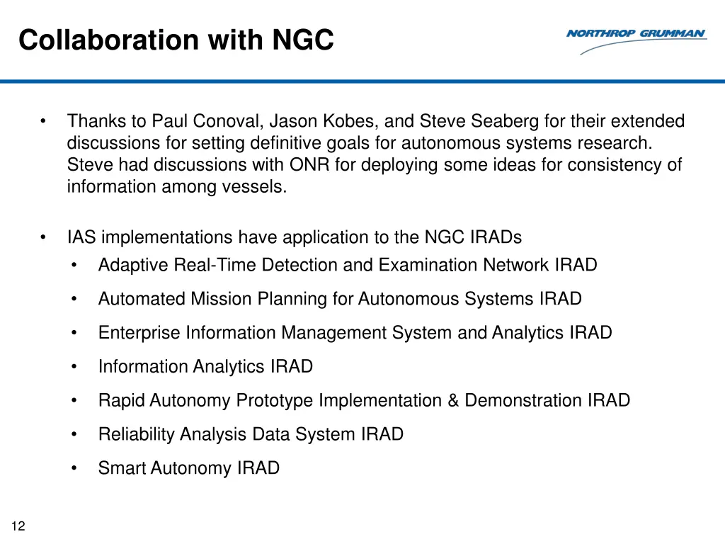 collaboration with ngc