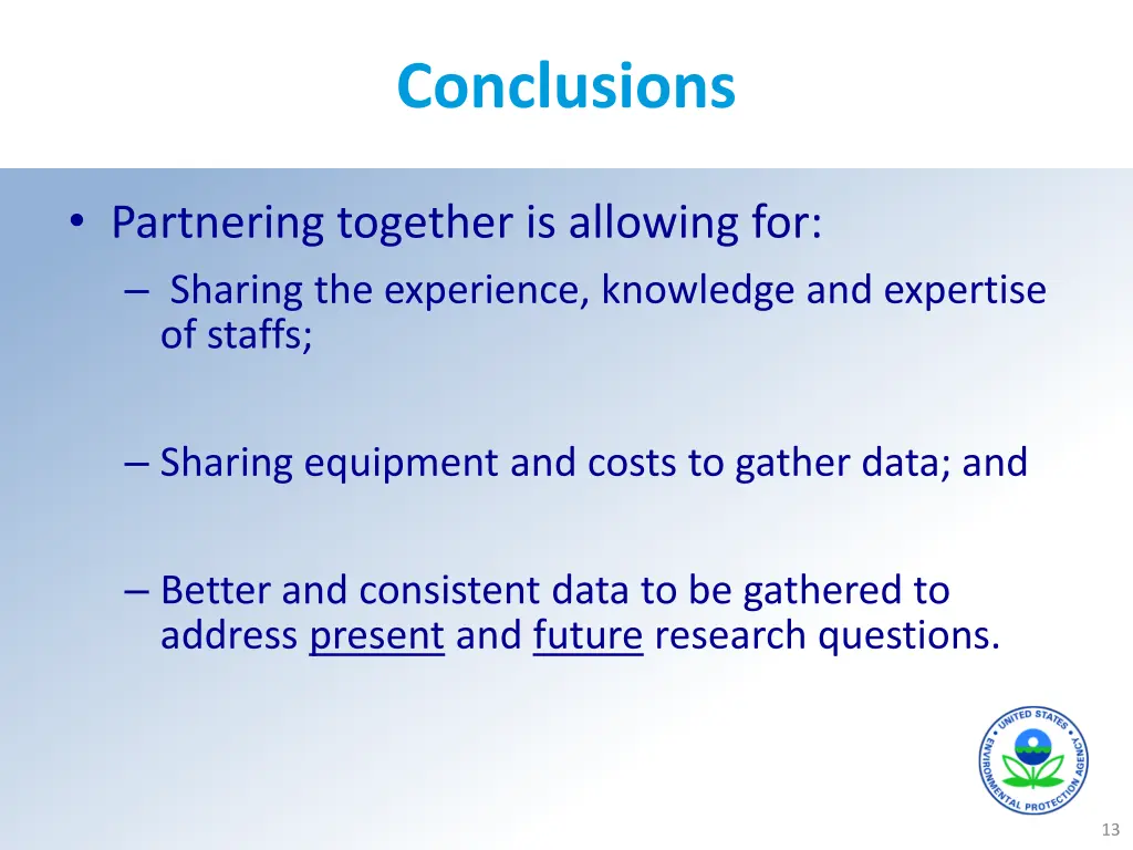 conclusions