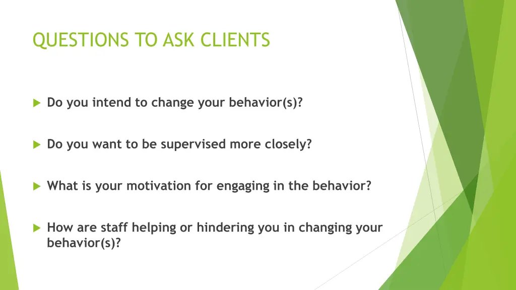 questions to ask clients