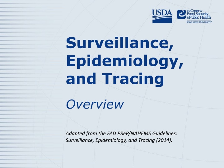 surveillance epidemiology and tracing