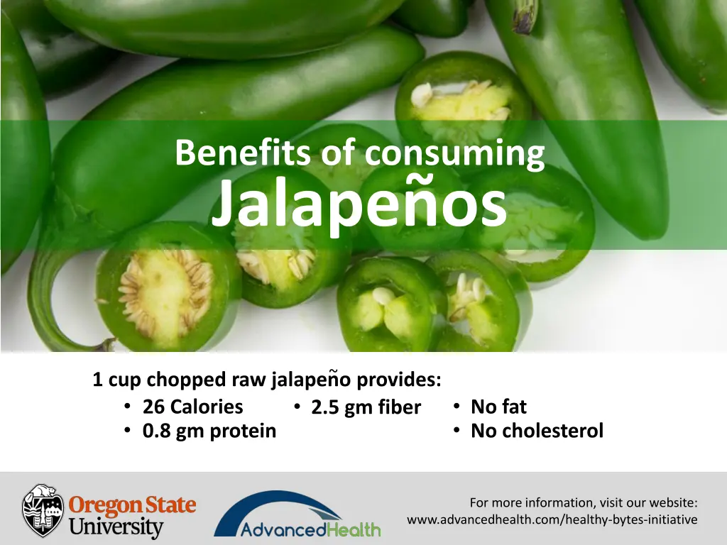 benefits of consuming jalapenos 1