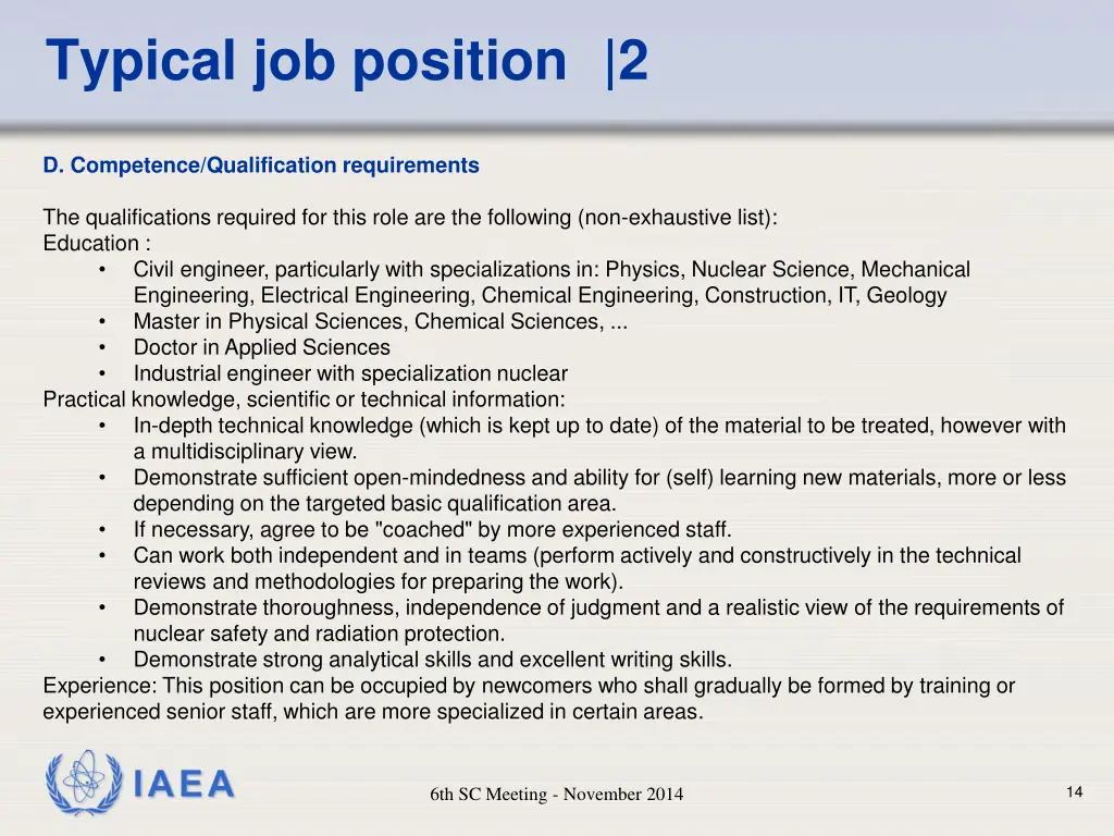typical job position 2