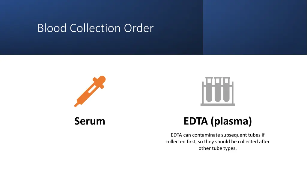 blood collection order