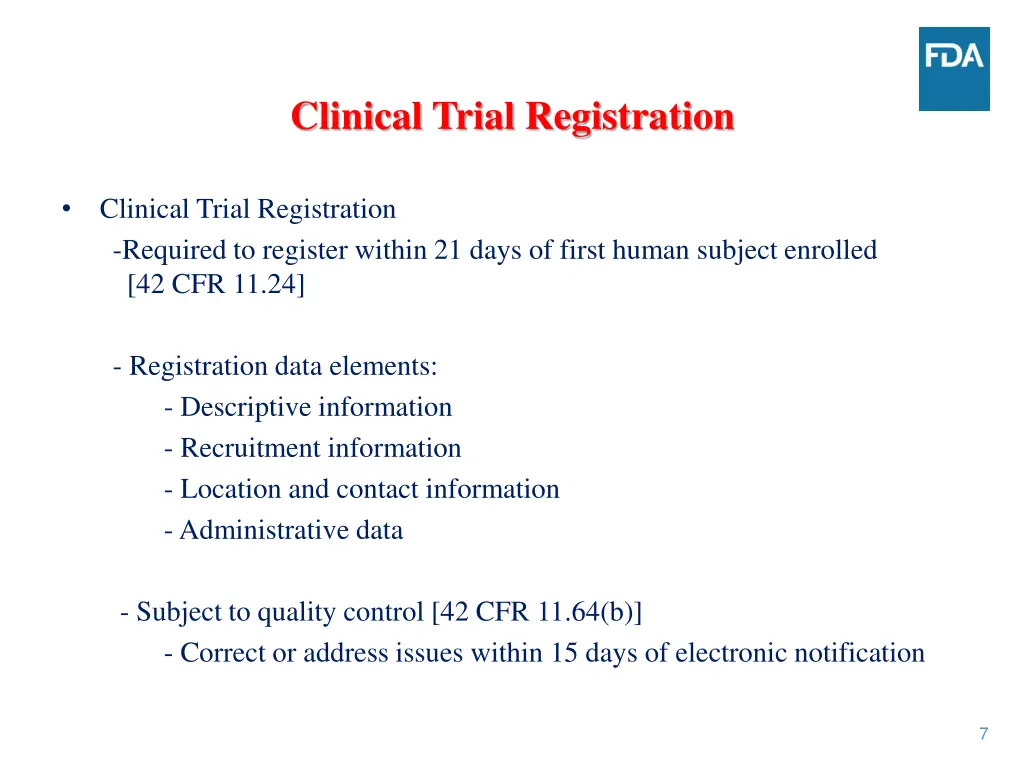 clinical trial registration