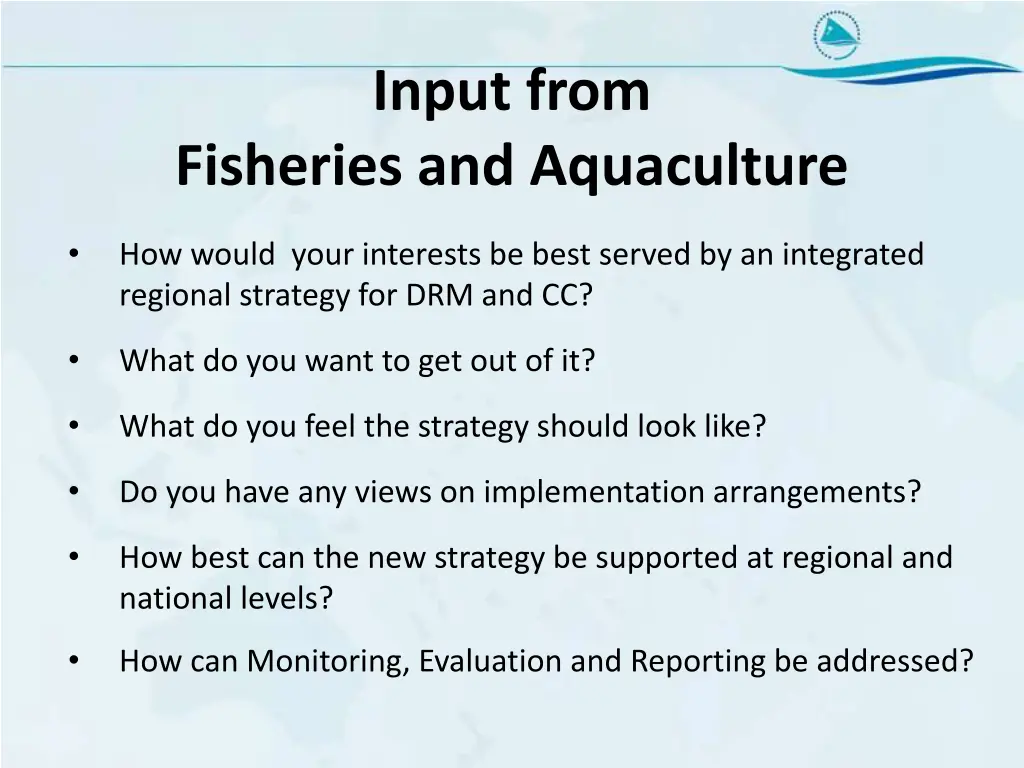 input from