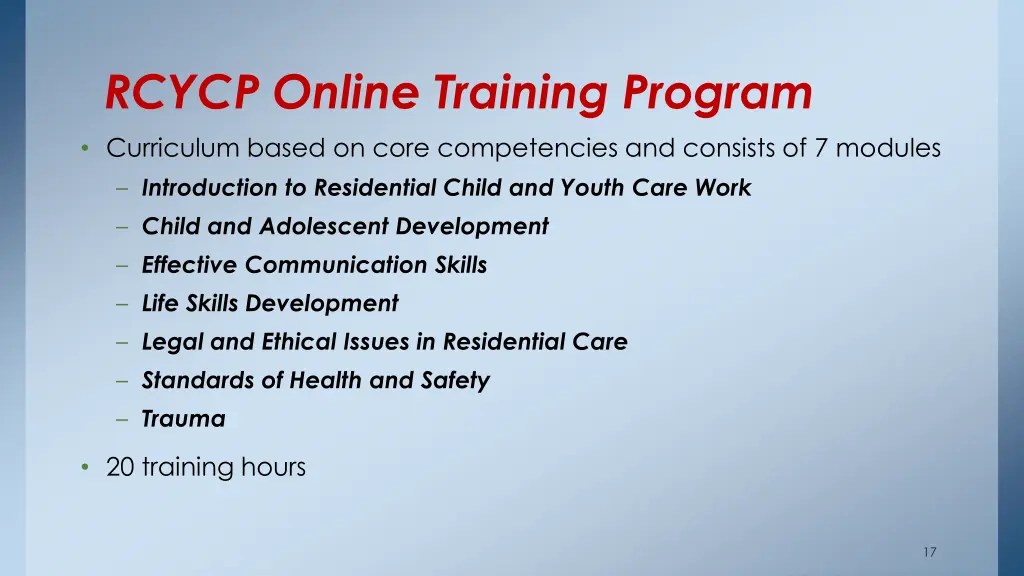 rcycp online training program 2