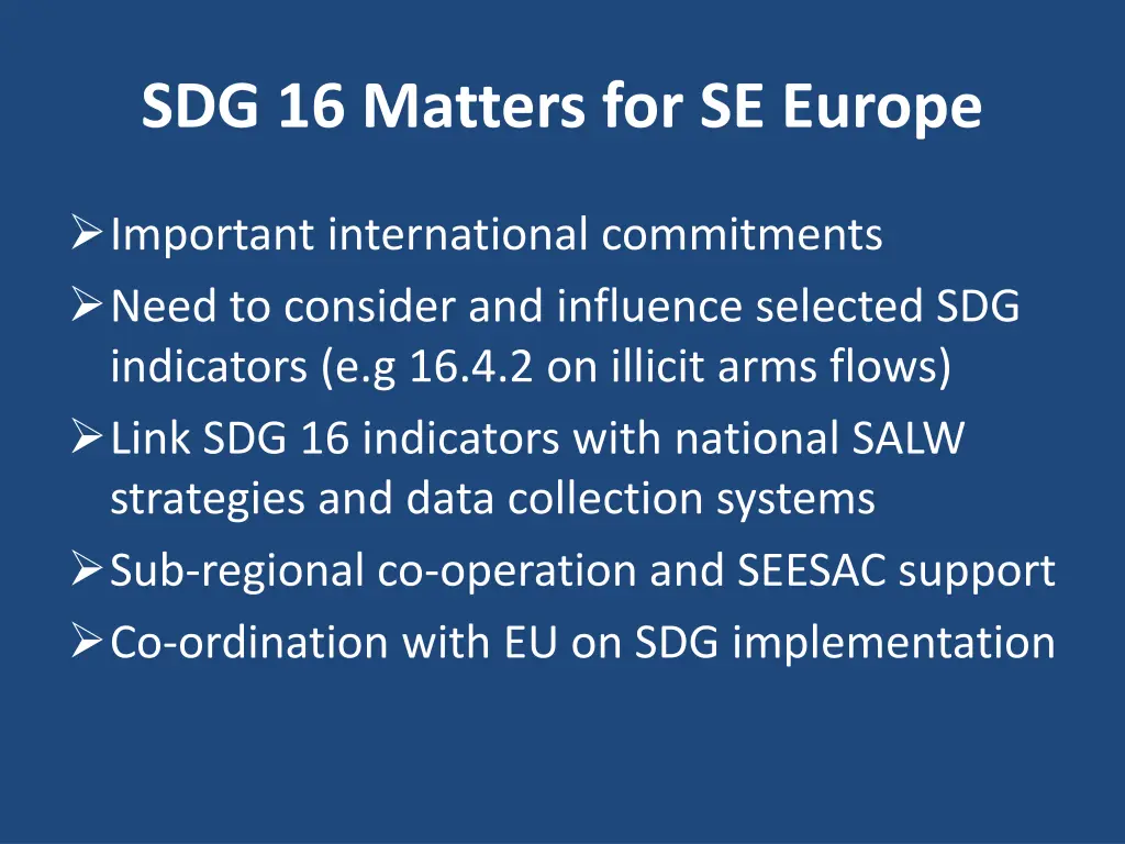 sdg 16 matters for se europe