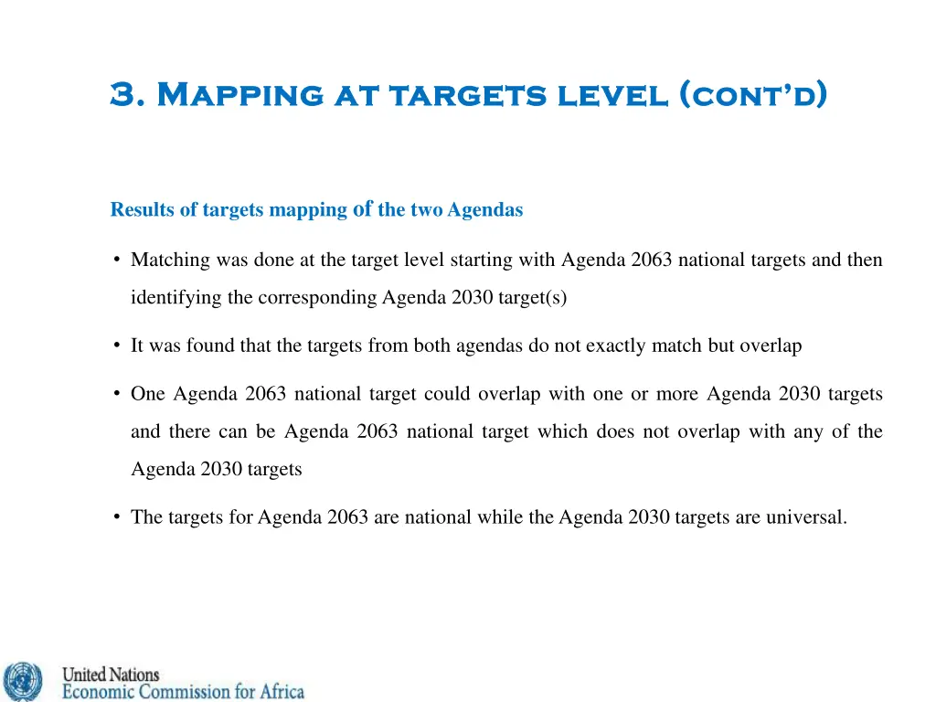 3 mapping at targets level 3 mapping at targets 2