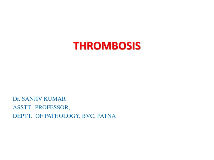thrombosis