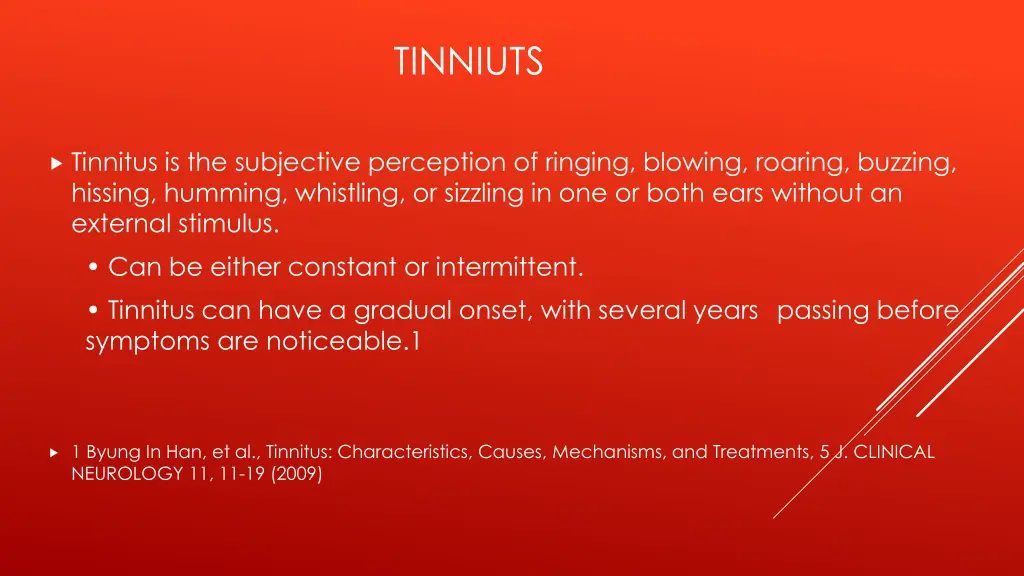 tinniuts