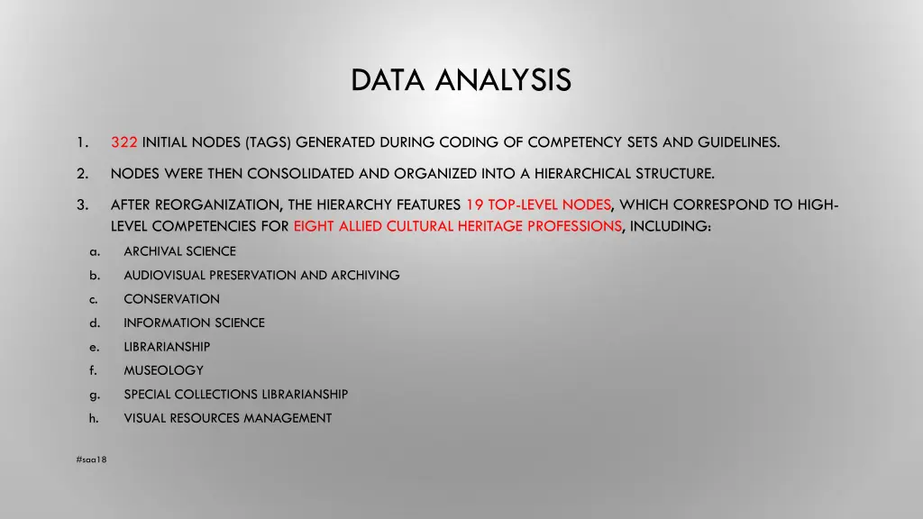 data analysis