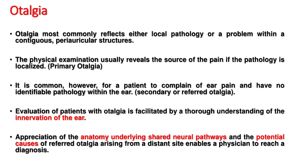 otalgia otalgia