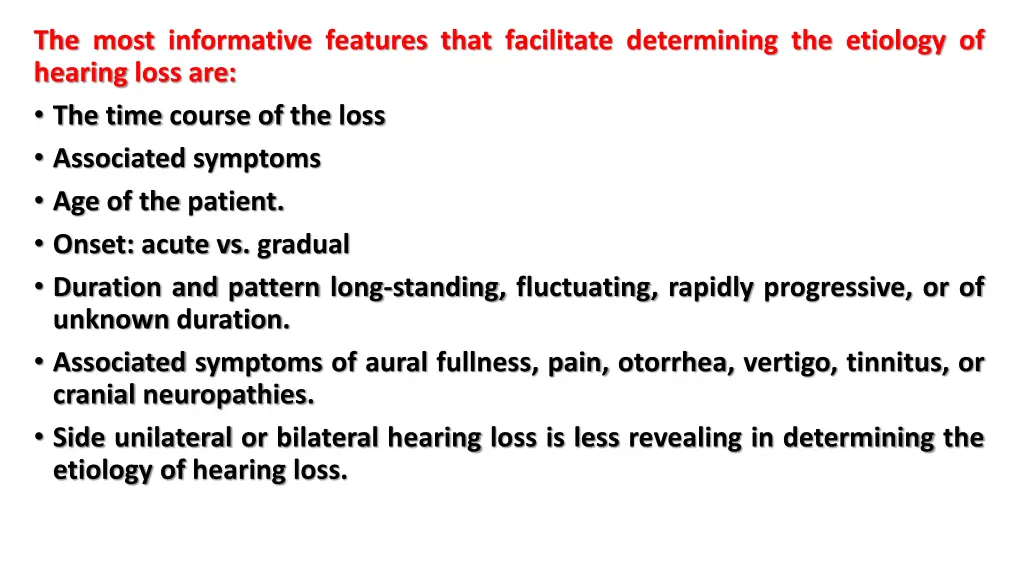 the most informative features that facilitate
