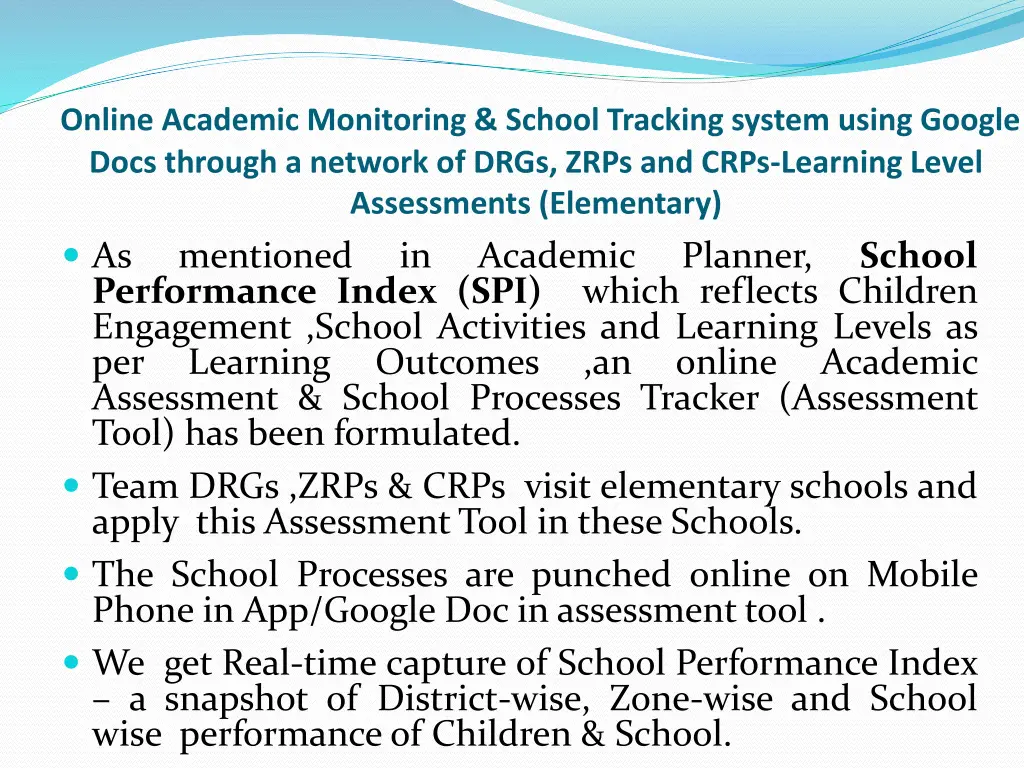 online academic monitoring school tracking system