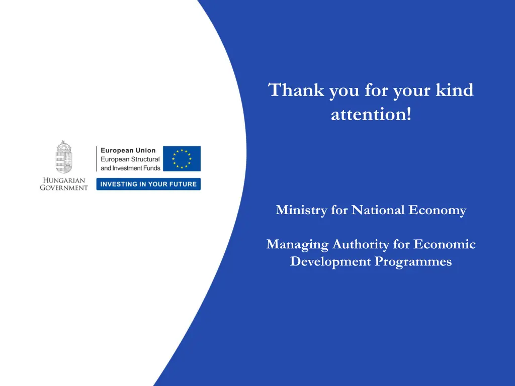 thank you for your kind attention