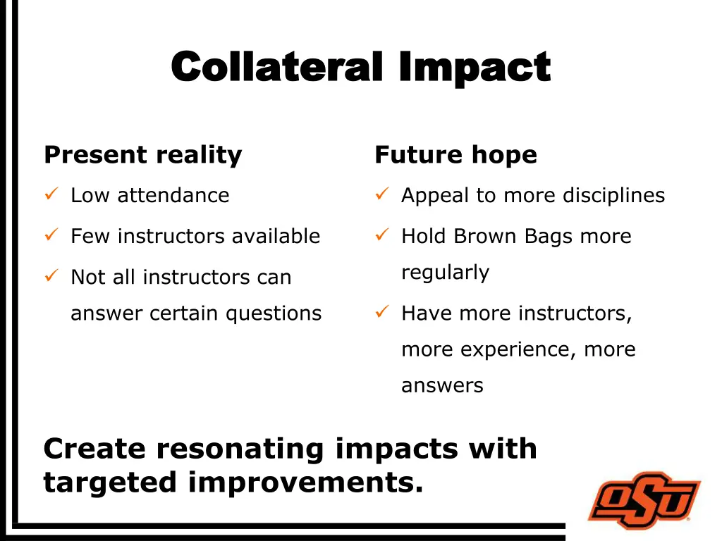 collateral impact collateral impact