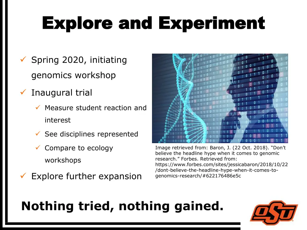 explore and experiment explore and experiment