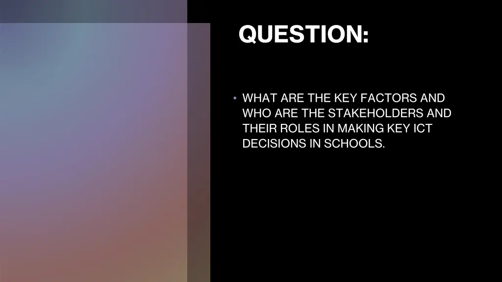 question