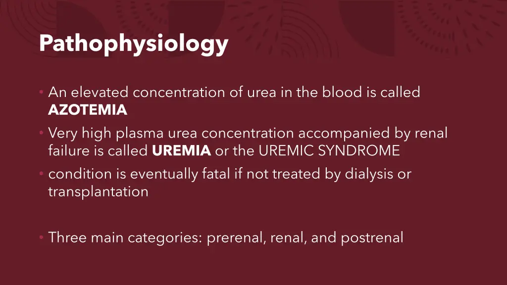 pathophysiology