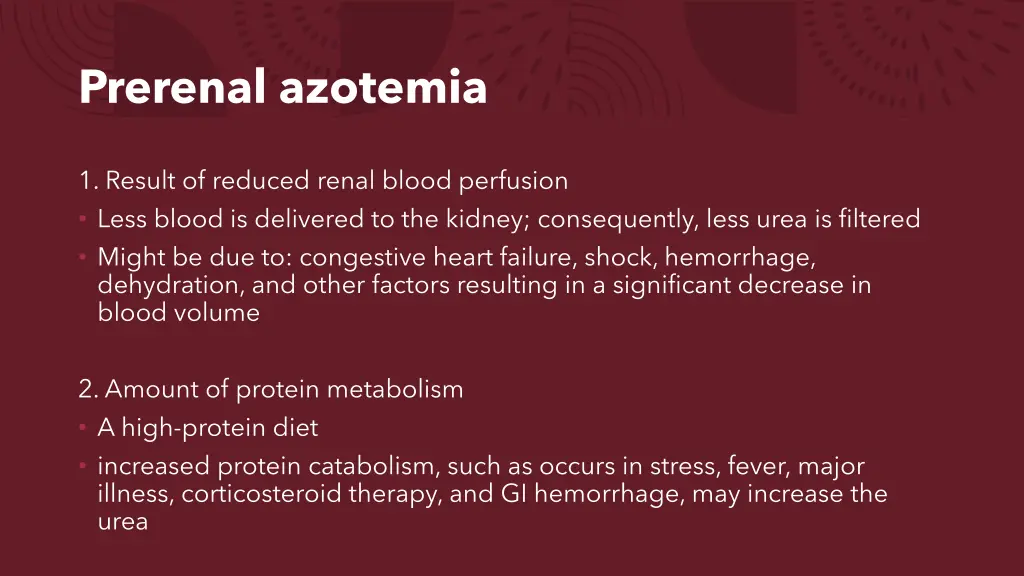 prerenal azotemia