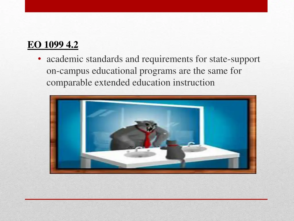eo 1099 4 2 academic standards and requirements