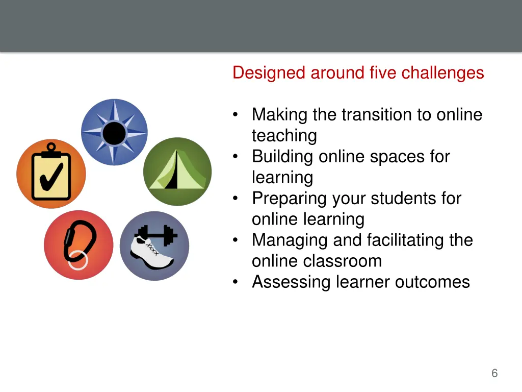 designed around five challenges