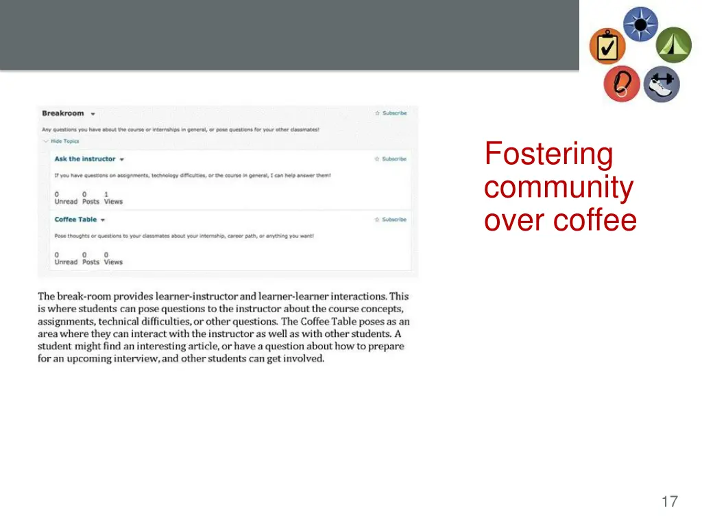 fostering community over coffee