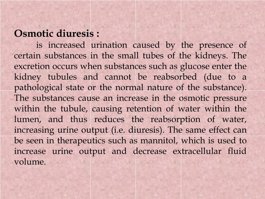 osmotic diuresis is increased urination caused