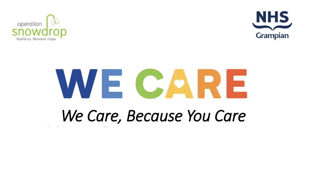 we care because you care we care because you care
