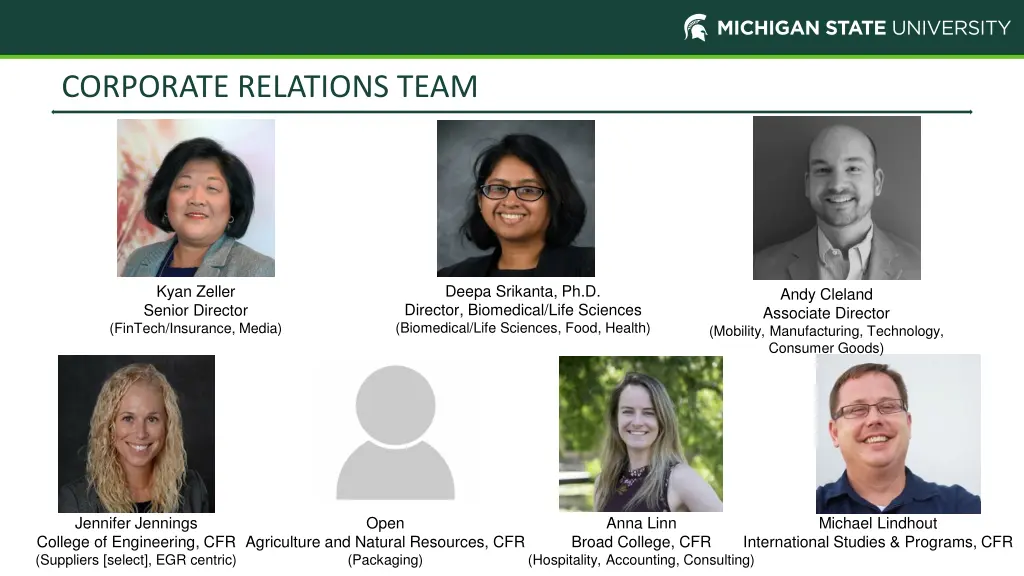 corporate relations team
