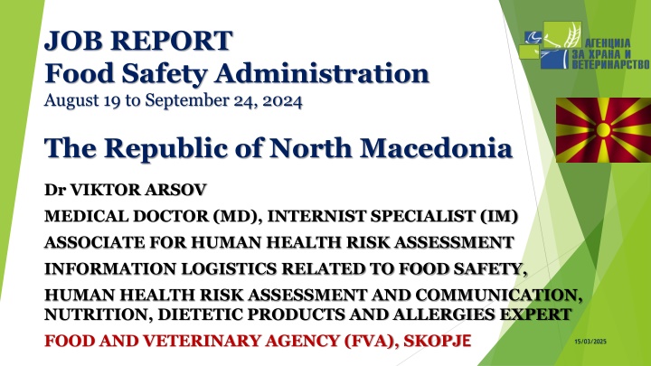job report food safety administration august