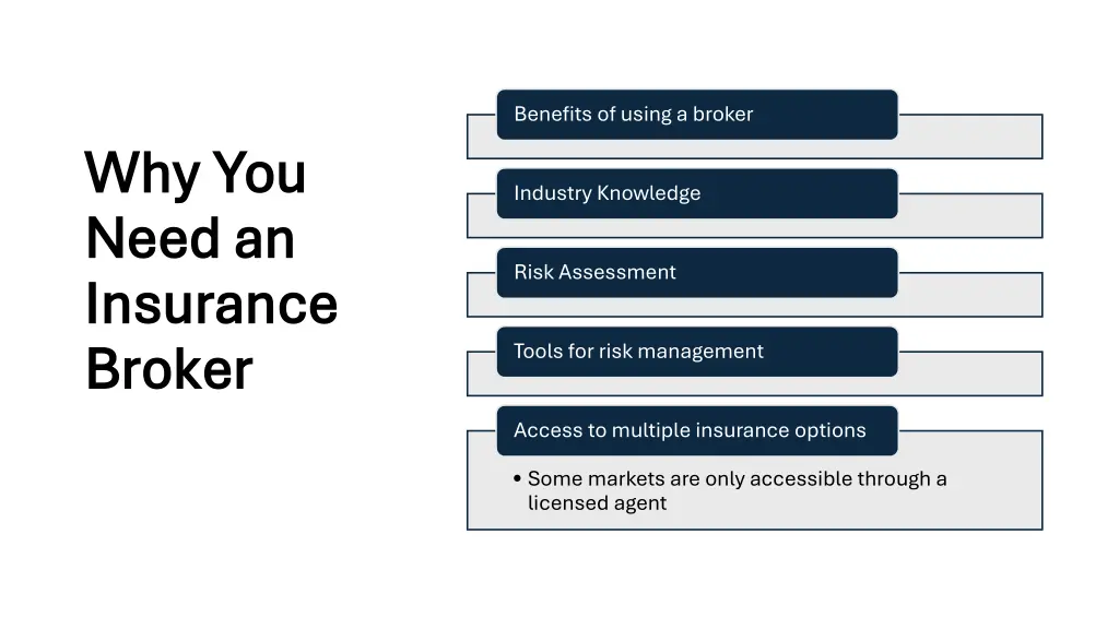 benefits of using a broker