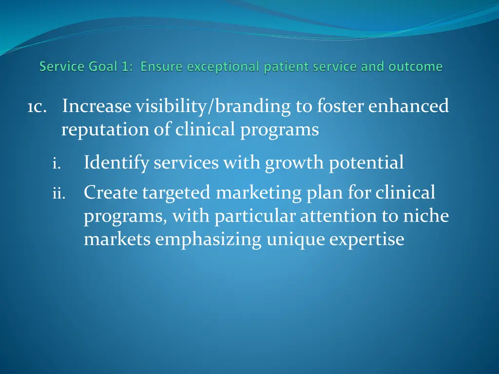 1c increase visibility branding to foster