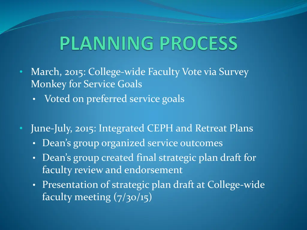 march 2015 college wide faculty vote via survey