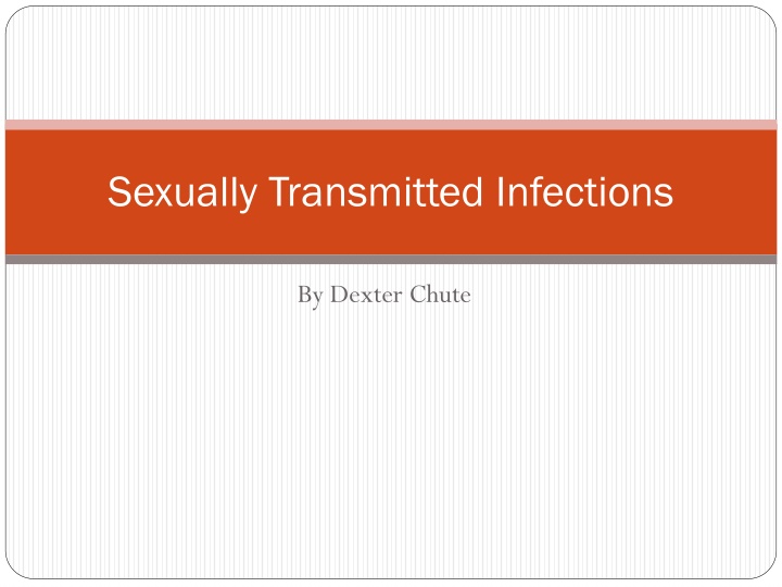 sexually transmitted infections