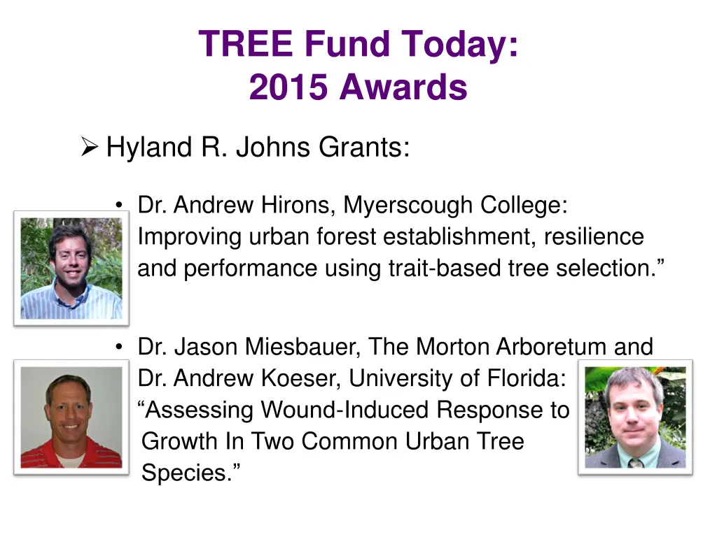 tree fund today 2015 awards 1