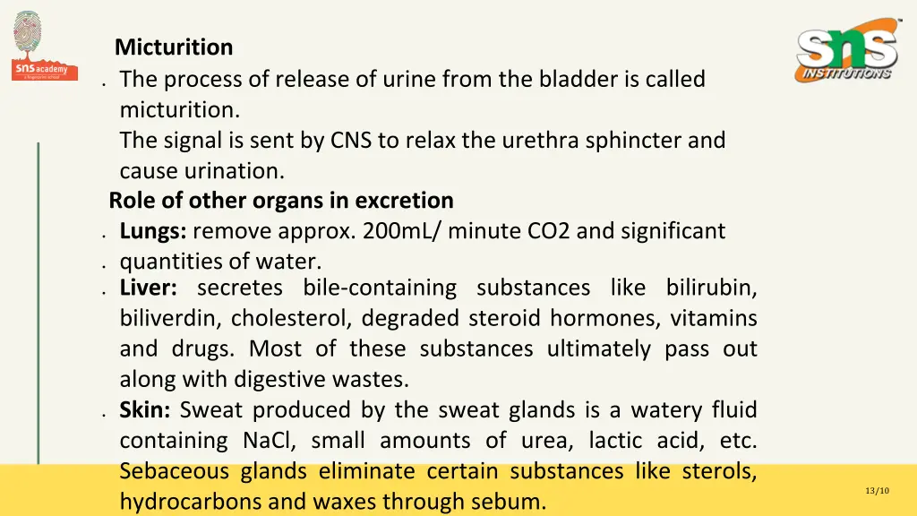 micturition