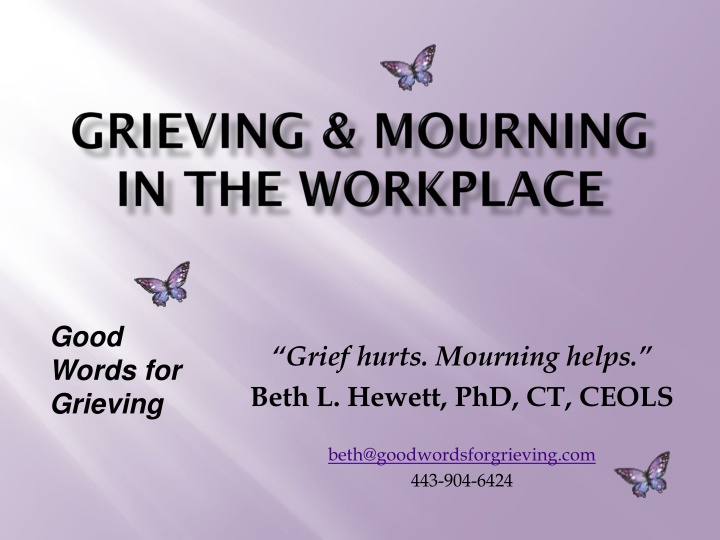 good words for grieving