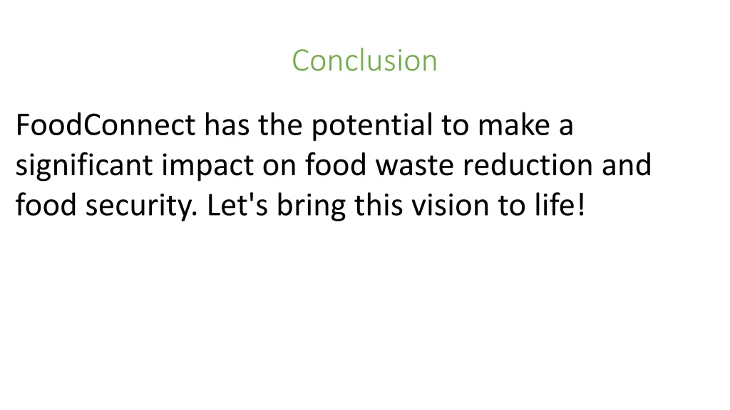 conclusion