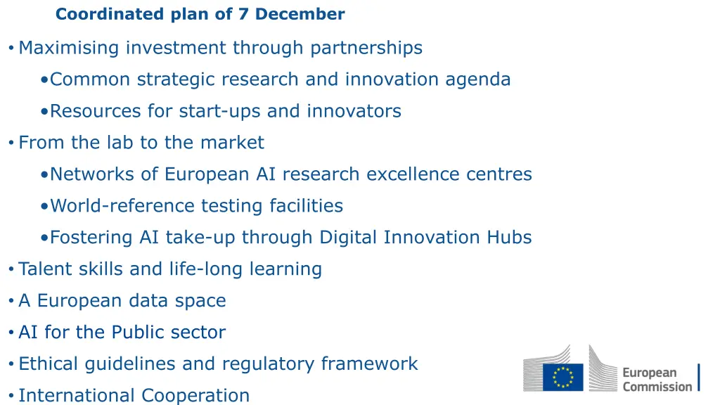 coordinated plan of 7 december