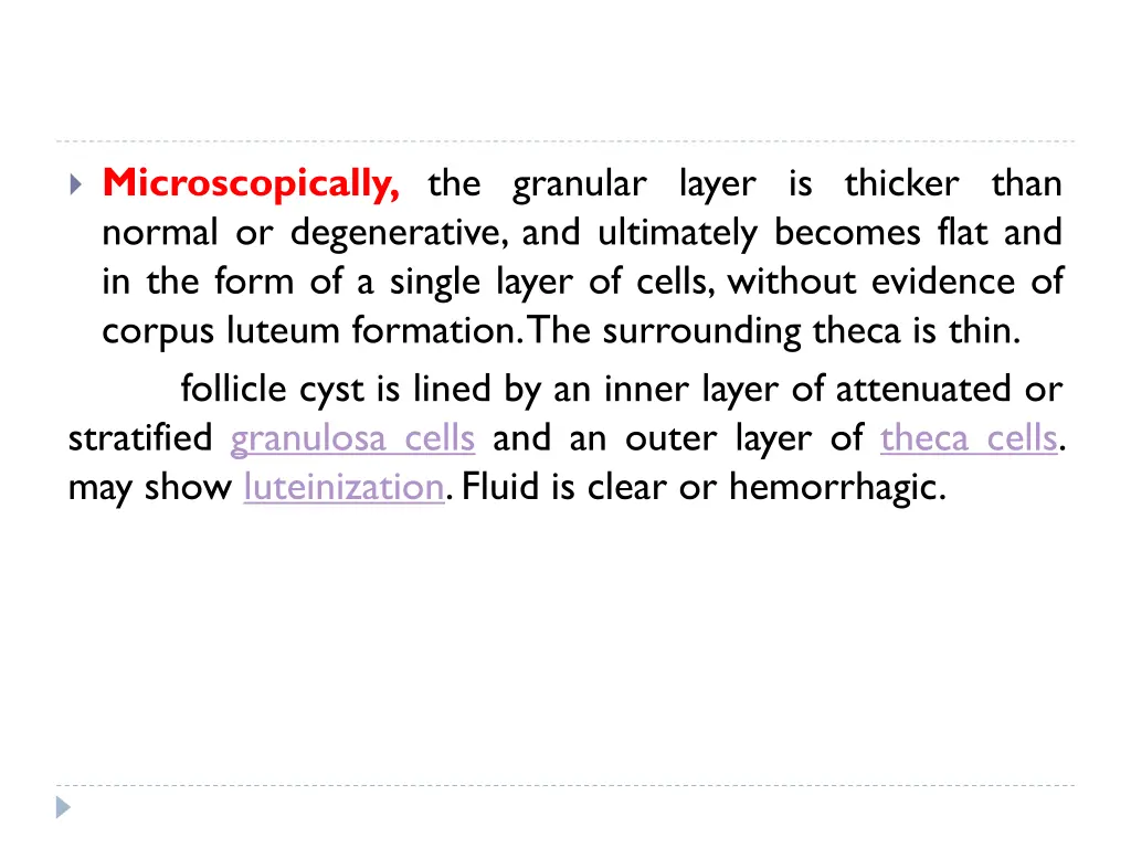 microscopically the granular layer is thicker