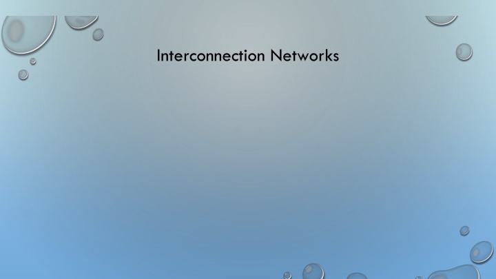interconnection networks