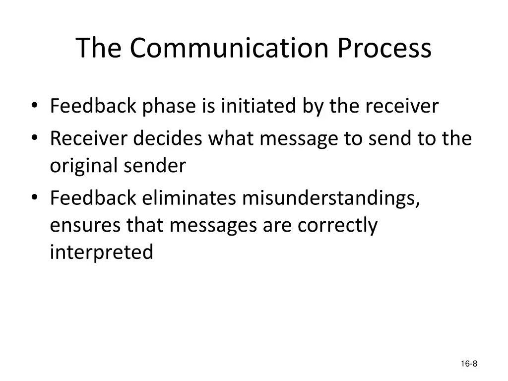 the communication process 4