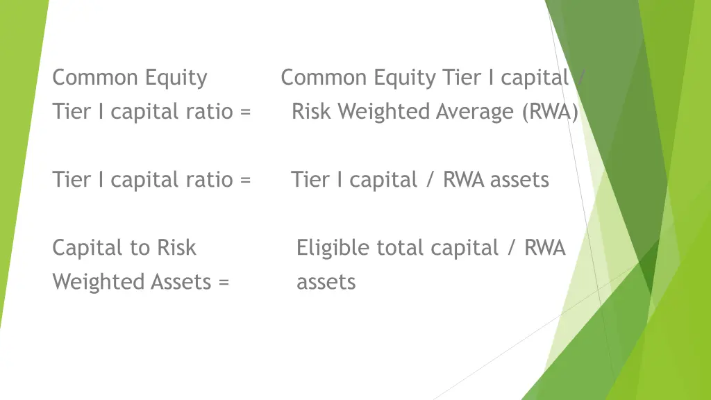 common equity common equity tier i capital tier