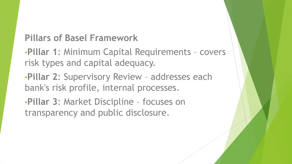 pillars of basel framework pillar 1 minimum