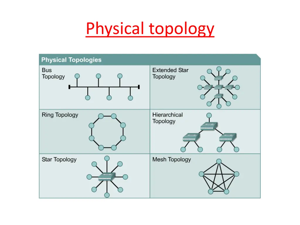 physical topology