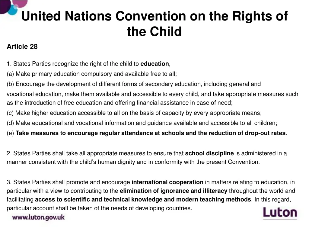 united nations convention on the rights