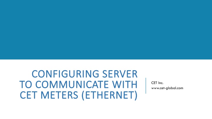 configuring server configuring server
