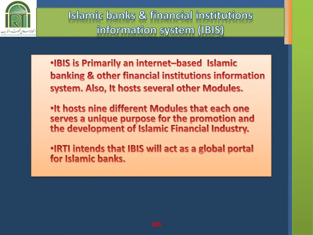 islamic banks financial institutions information